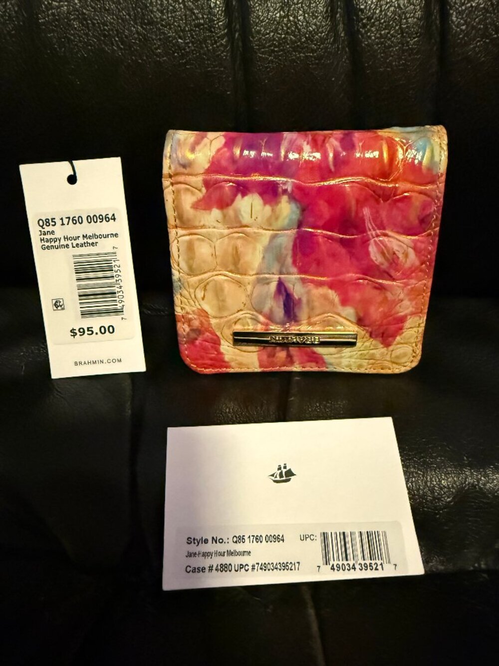 NWT Brahmin Jane Wallet in Happy Hour Melbourne